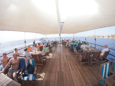 Pirates Sailing Adventure Sharm El Sheikh cruise on the Red Sea with themed entertainment and scenic views