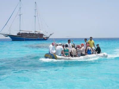 Pirates Sailing Adventure Sharm El Sheikh cruise on the Red Sea with themed entertainment and scenic views