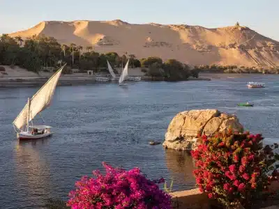 Day Aswan and Abu Simbel Tour visiting ancient temples along the Nile River