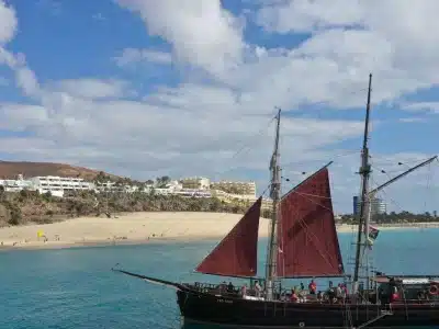 Pirates Sailing Adventure Sharm El Sheikh with a pirate-themed ship sailing on turquoise Red Sea waters
