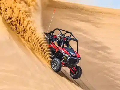  Desert Buggy Bike in Sharm El Sheikh adventure in the Sinai desert under golden sunlight