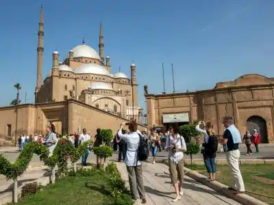 Day Tour to Cairo by Plane visiting Pyramids, Sphinx, and Egyptian Museum