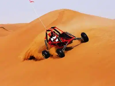  Desert Buggy Bike in Sharm El Sheikh adventure in the Sinai desert under golden sunlight